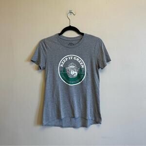 Official Licensed S Smokey the Bear short sleeve t-shirt gray green white